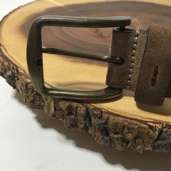 Massimo Dutti Women’s Brown Suede Leather Belt - Picture 4 of 7